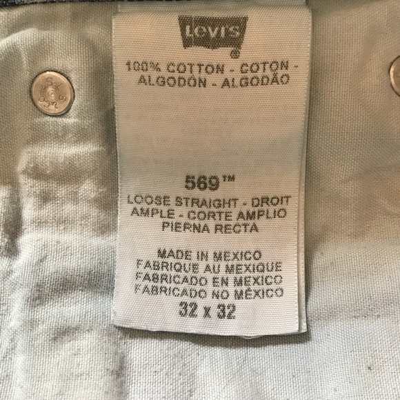 Levi’s 569 loose Straight Jeans Size 32! - Picture 6 of 7